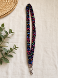 Black Crayons Scrunchie Lanyard