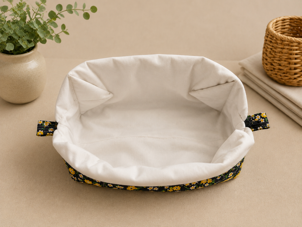 Yellow Flower Boxy Bag