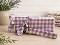 Purple Gingham Mini Pouch